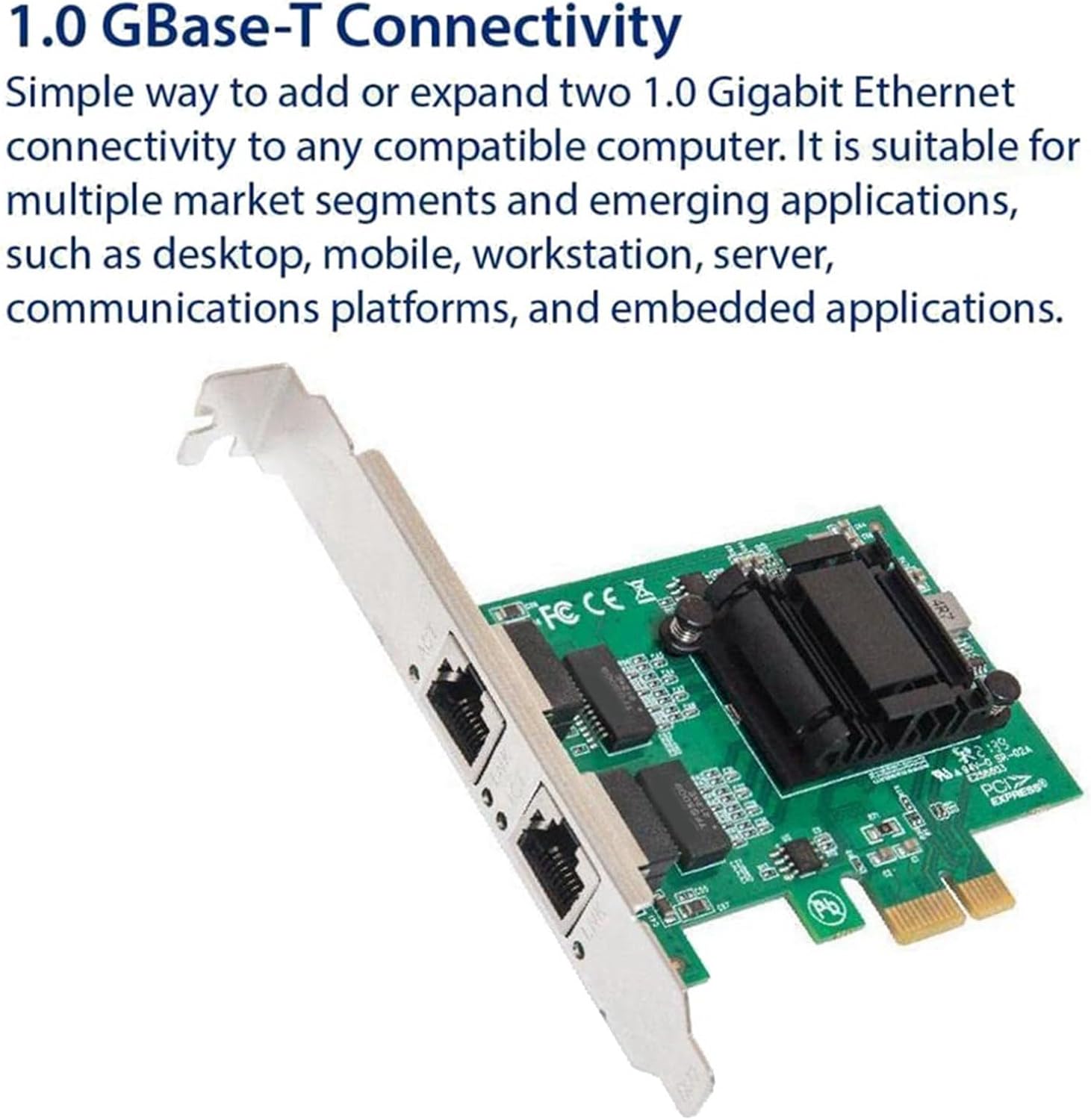 ST2000PEXPSE 2ポートギガビットイーサネット増設PCI Express