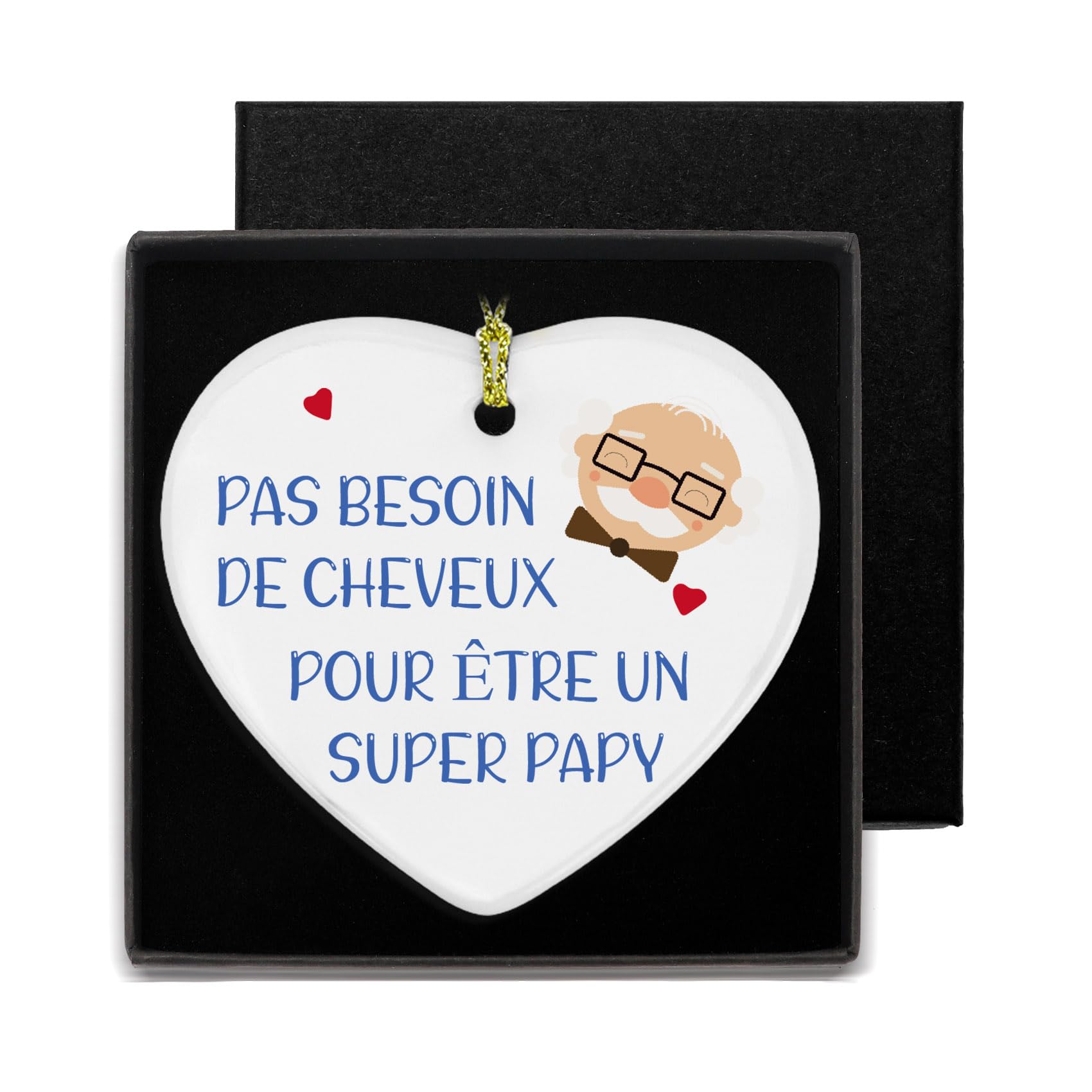 Plaque Acrylique "Super Papy" | Cadeau Grand-Père Original | Fête Des Grands-Pères, Anniversaire Ou Noël