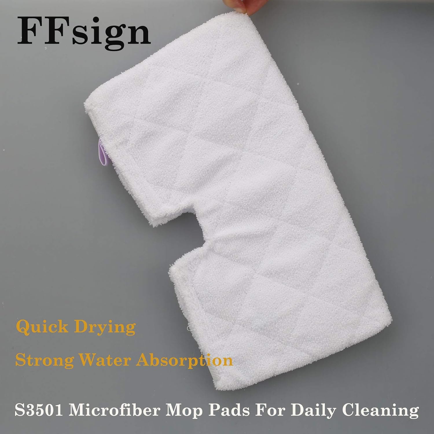 FFsign 8 Pack Replacement Cleaning Microfiber Steam Mop Pads for Shark Steam Pocket Mop S3500 Series S3501 S3550 S3601 S3601D S3801 S3801CO S3901 SE450 S2902
