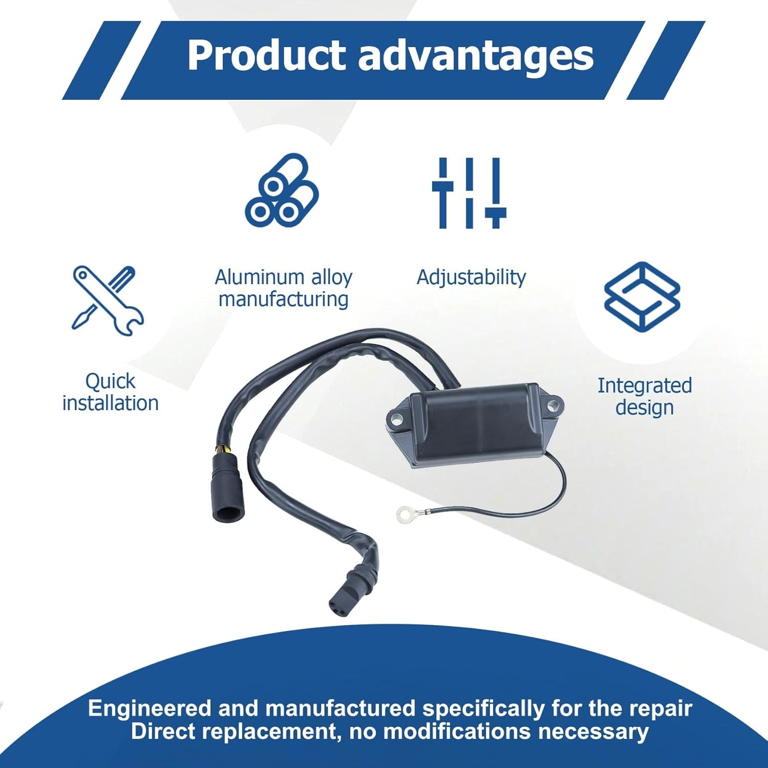 WFLNHB Power Pack Outboard Engine Replacement for Johnson Evinrude 4-60hp 2cyl 581926