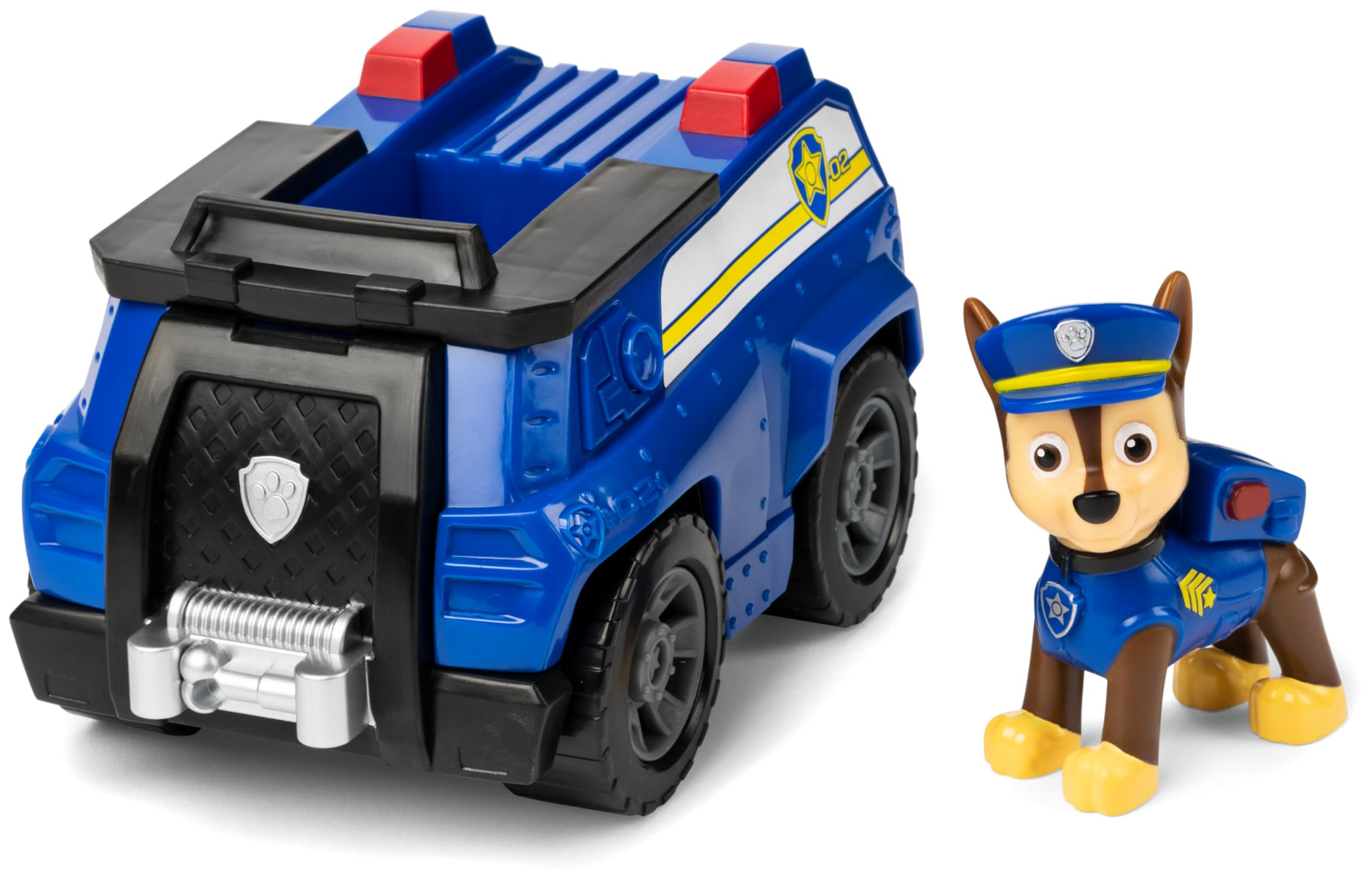 Paw Patrol, Chases Patrol Cruiser, Toy Car with Collectible Action Figure, Sustainably Minded Kids Toys for Boys & Girls Aged 3 and Up