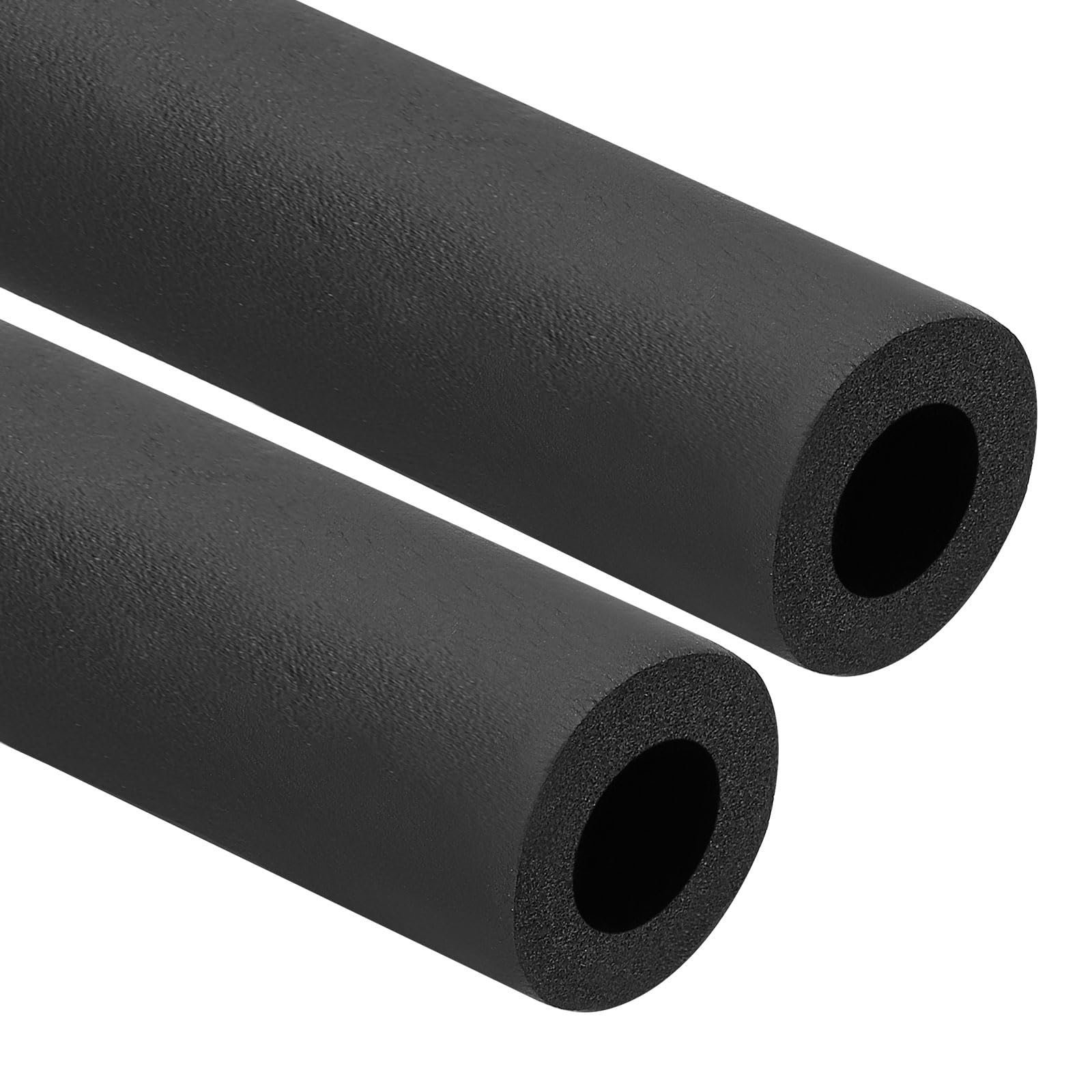 PATIKIL 1-11/16"(43mm) ID x 6.6Ft Pipe Insulation Foam Tube, 2Pcs Pipe Cover Wrap Roll Bar Padding Tubing for Handle Grip HVAC Outdoor Air Conditioner Units