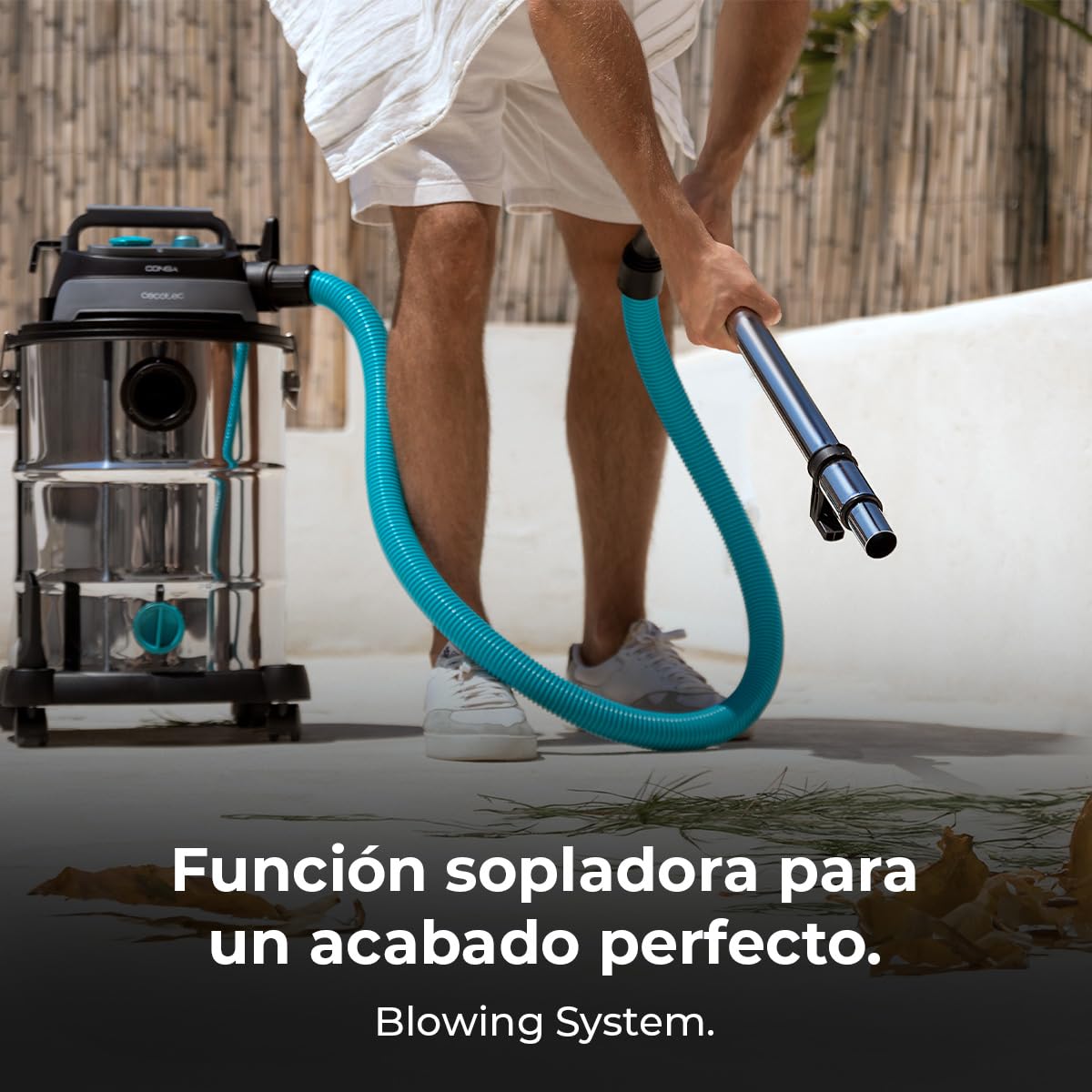 Cecotec Aspirador de Sólidos y Líquidos de Metal con Cable de 30L Conga Rockstar Wet & Dry Steel Pro Tool. 1600W, Mayor Durabilidad y Resistencia, Incluye Enchufe para Herramientas, Kit de Accesorios — view 6