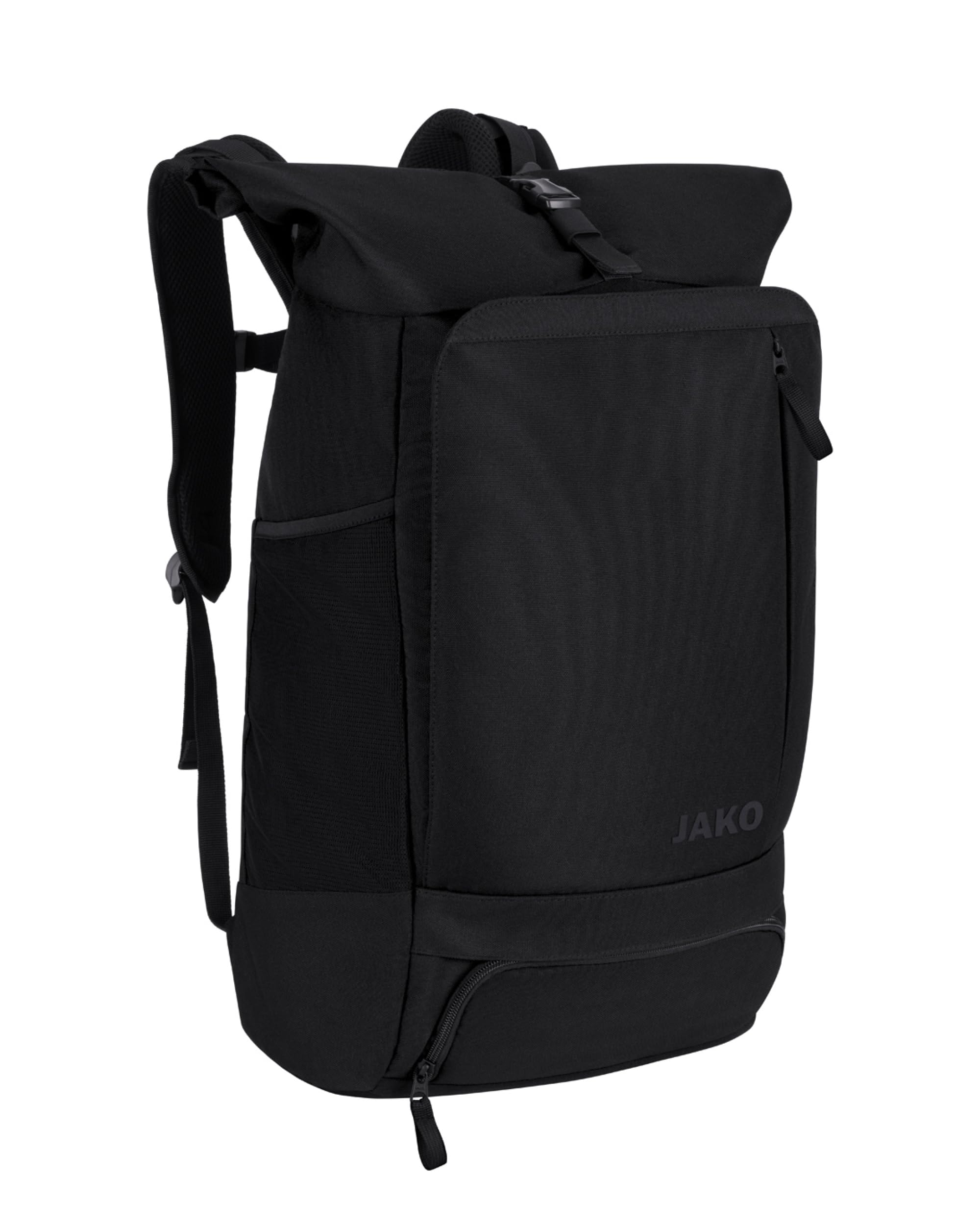 JAKO Rucksack Matchday – Vielseitiger Laptop Rucksack mit geräumigem Hauptfach und Bodenfach, praktisch für Alltag, Arbeit und Reisen, 100% recyceltes Polyester