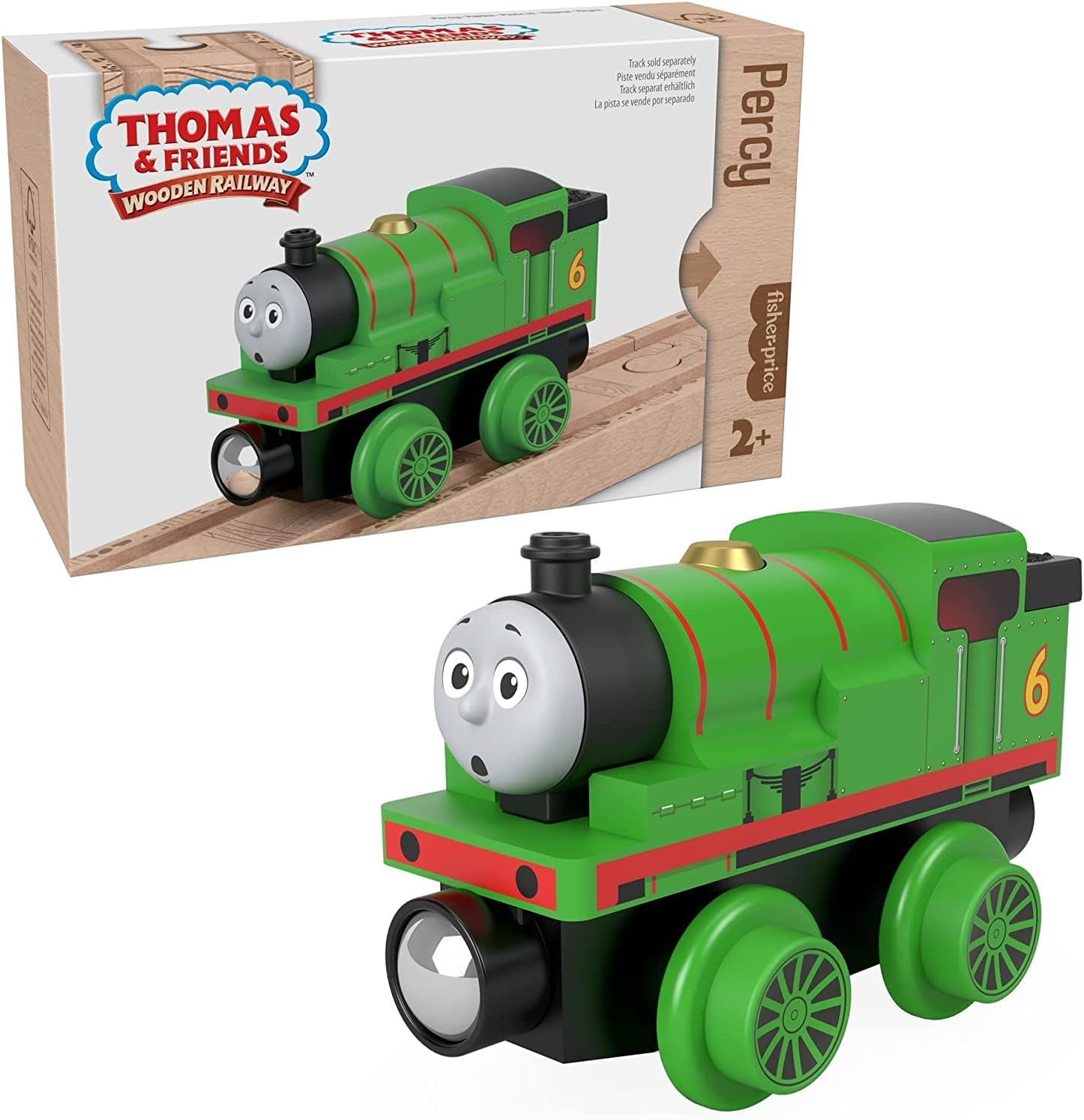 Mattel HBJ86 Thomas the Tank Engine Wooden Railway Series (Thomas) Percy [2 Years Old and Up] [Present]