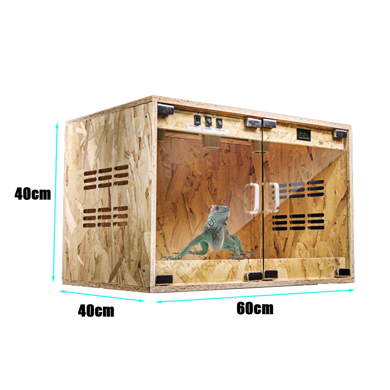 Amazon | Gwufiu 爬虫類 ケージ, 爬虫類・両生類飼育ケージ（日本標準