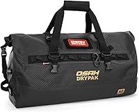 Vista 11 de Bolsa de lona impermeable 25L/40L/60L – Bolsa trasera de motocicleta resistente, bolsa seca enrollable para viajes, camping, canotaje, kayak