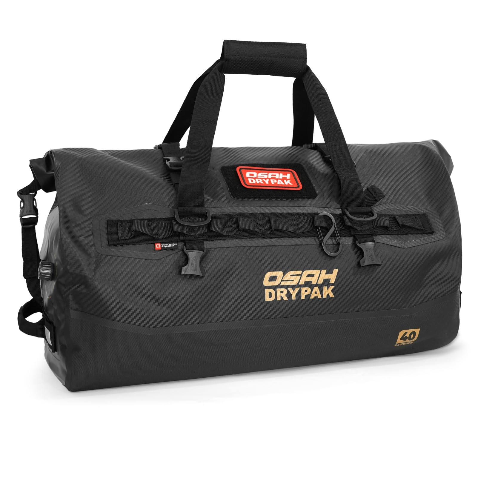 OSAH DRYPAK Waterproof Duffel Bag 25L/40L/60L – Heavy-Duty Motorcycle Tail Bag, Roll-Top Dry Bag for Travel, Camping, Boating, Kayaking, Outdoor Adventure