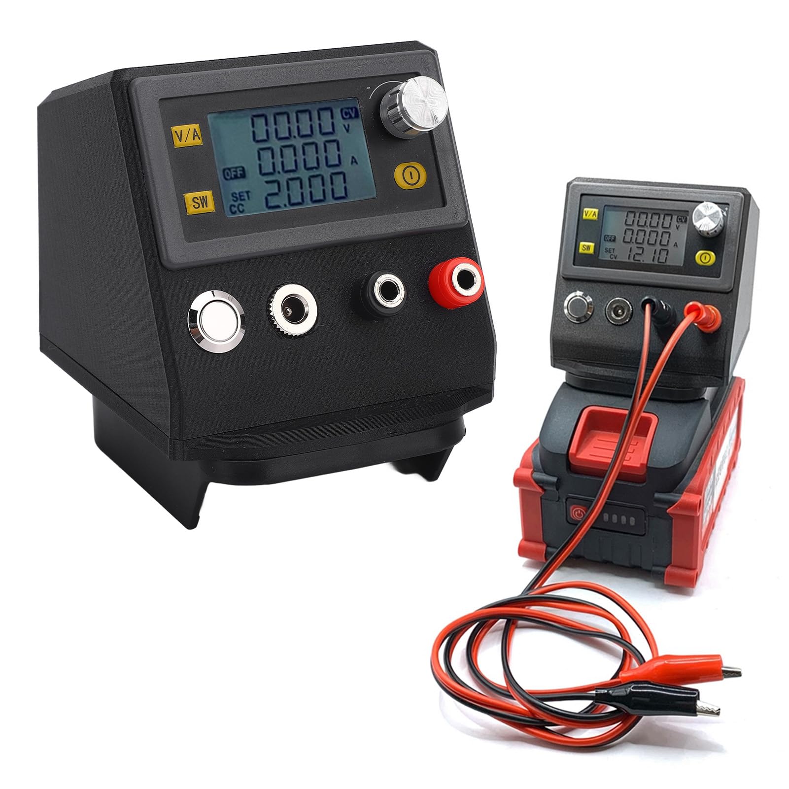 Zasilacz regulowany 35W DC 0,6-30V z cyfrowym wyświetlaczem Przetwornik Step Up Down dla BL1815 BL1820 BL1530 18-21V Li Battery