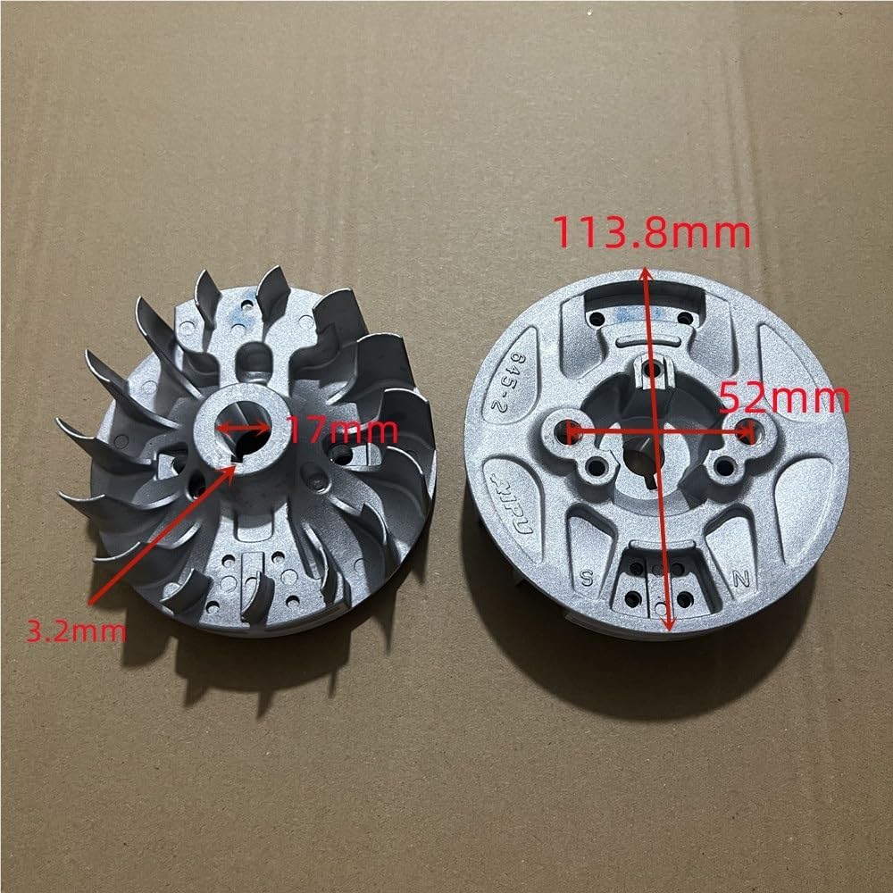 Flywheel Fit for TJ53 TJ53E Engine Lawnmower Brush Cutter 019516 Assembly