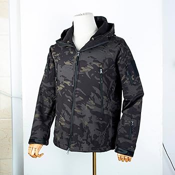 Giacca Impermeabile Outdoor Giacca Softshell Militare Uomo Con