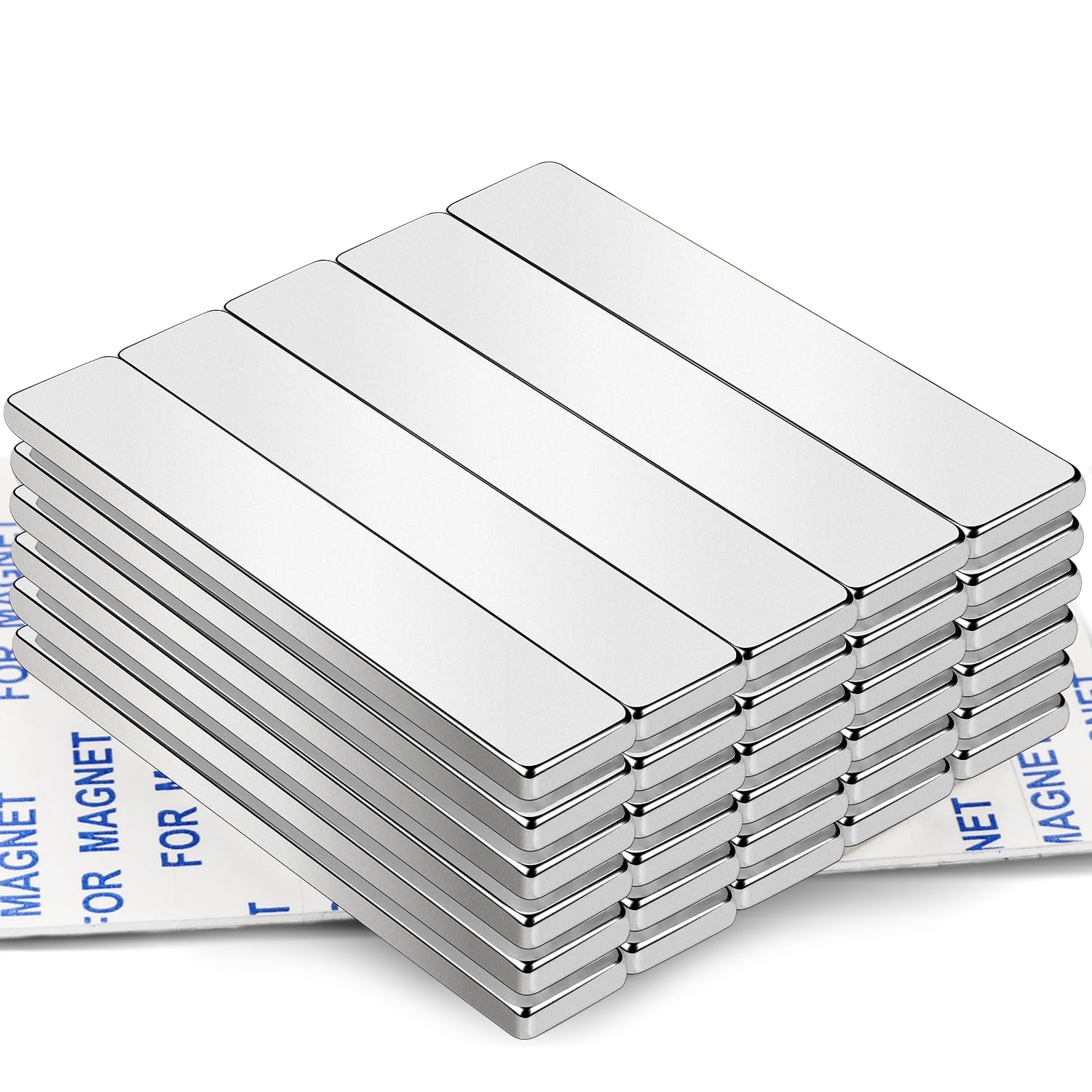 DIYMAG Strong Magnets, 24 Pack Neodymium Magnetic Strips Adhensive Backing — Amazon image 19
