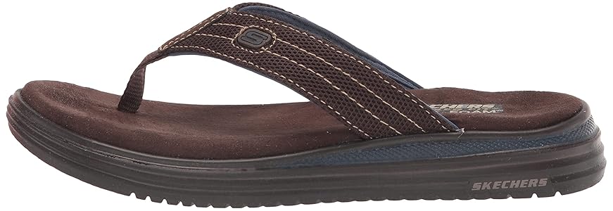 SEA チョコレート ブラウン S エスサイズ Amazon | Skechers USA メンズ ビーチサンダル, チョコ(Choc