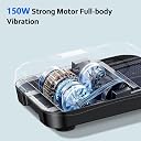 Vibration Plate Exercise Machine, Curved Vibration Plate for Lymphatic Drainage Weight Loss, 400 Lbs Capacity Shake Platform with 250 speeds Full Body Workout Equipment for Home Women Men gallery image