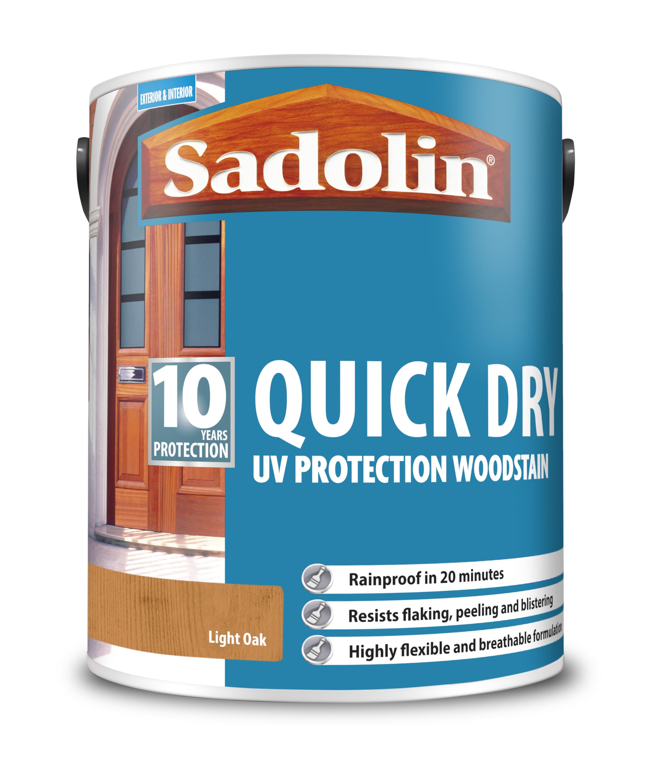 Sadolin 10 Year Quick Dry Woodstain Long-Lasting Exterior Protection Quick-Drying, Weather Resistant Wood Finish