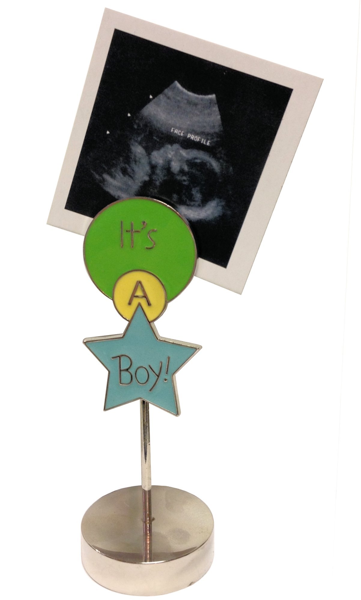 It's a Boy Mommy 2 Bee Photo or Sonogram Clip Frame - 4.25 Inches Tall