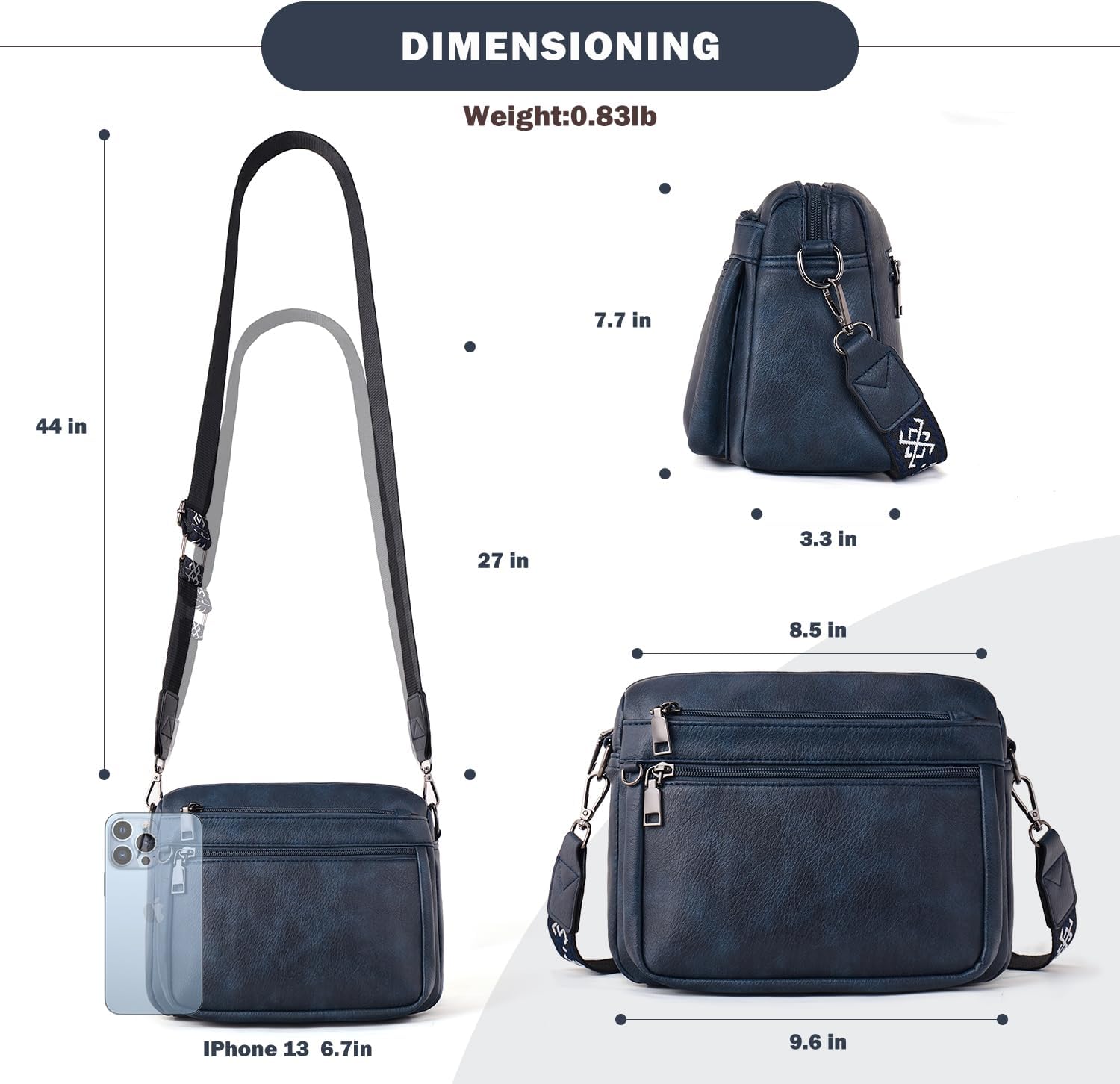 MUIIKOLA Cross Body Bag Women,Crossbody Bags For Women Purses for Women Trendy,Leather Medium Crossbody Bag, Women's Shoulder Handbags Built in Wallet Adjustable wide shoulder straps 4 71wshudZ 1L. AC SL1500