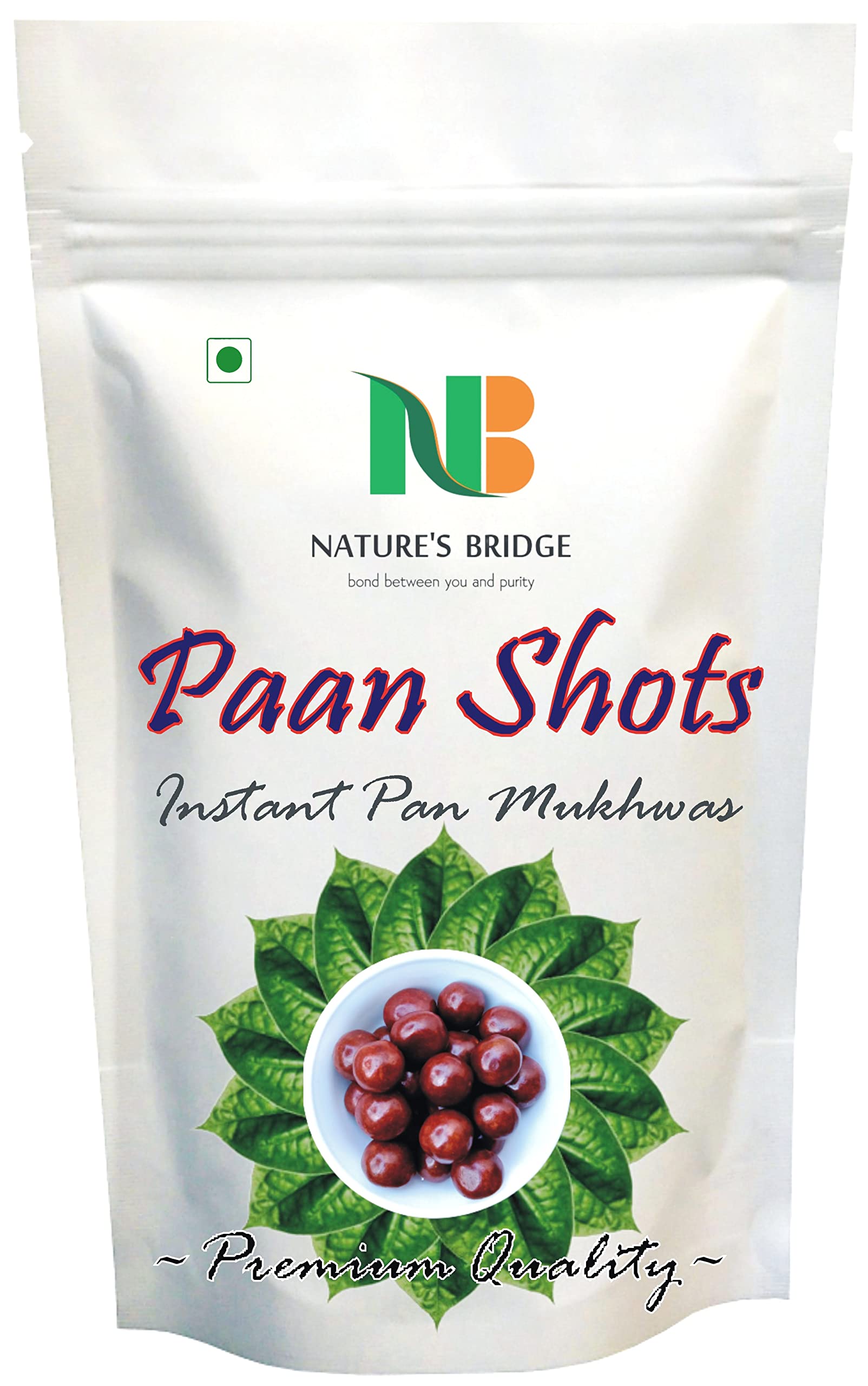 Natures Bridge Pan Shots 400 GM Jar Pack | Pan Flavor Candy | Paan Shots, After Meal Snacks | Pan Laddu - Paan Candy (B09P5FNSFH) Amazon Price History, Amazon Price Tracker