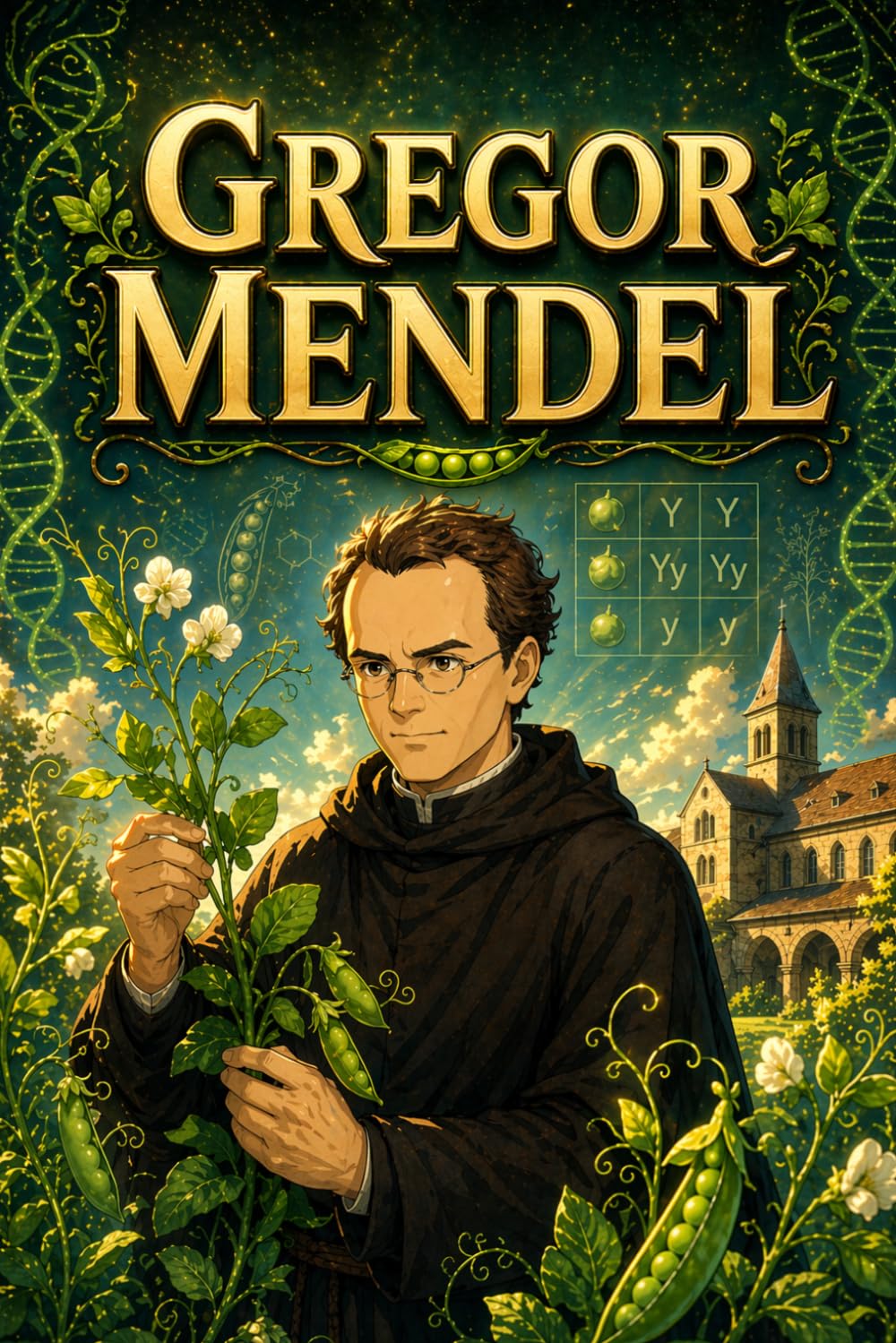 Gregor Mendel: Genetics Plants Inheritance Biology Science Discovery Story Biography (Icons of History Manga)