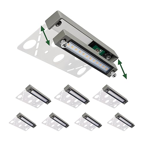 GKOLED 8Pack 6.8 Inch LED Low Voltage Hardscape Lighting, Outdoor