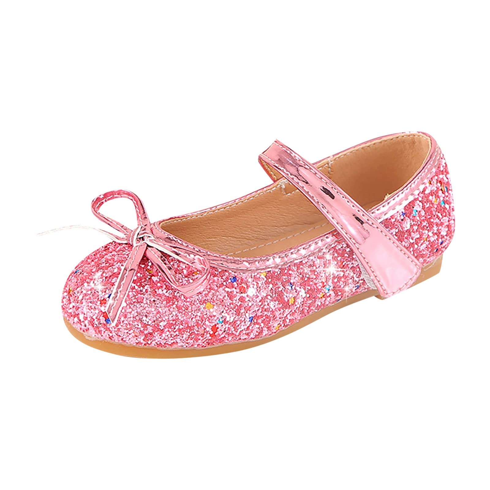 Zapatos de princesa para niña, bailarinas brillantes, zapatos para niños, zapatos de vestir, zapatos de boda, zapatos de noche, lentejuelas, zapatos planos, zapatos escolares, zapatos de piel