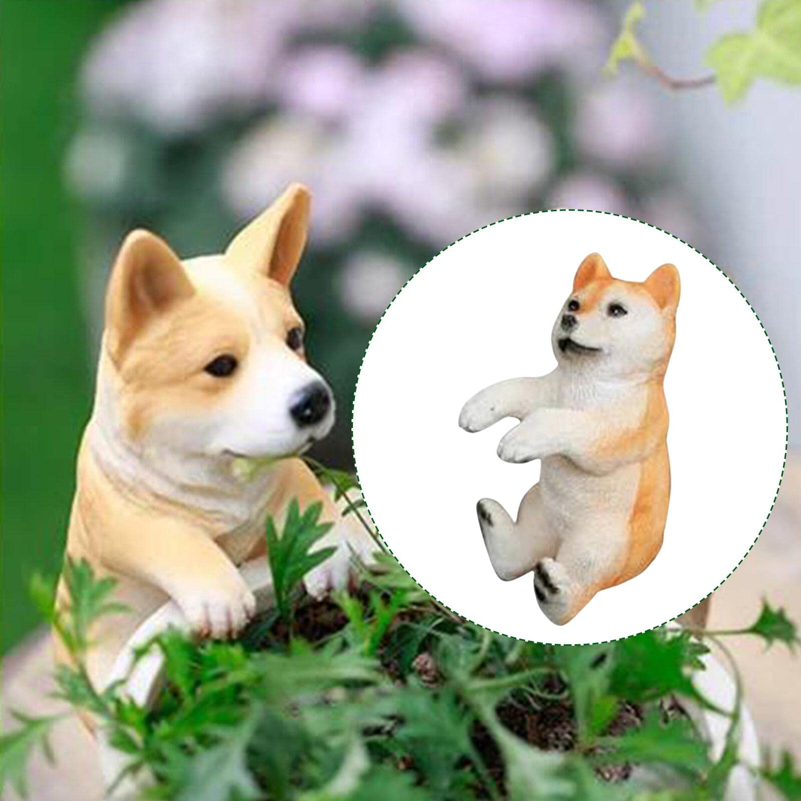 3 estatuas de animales pequeños, modelo de resina, decoración de escritorio