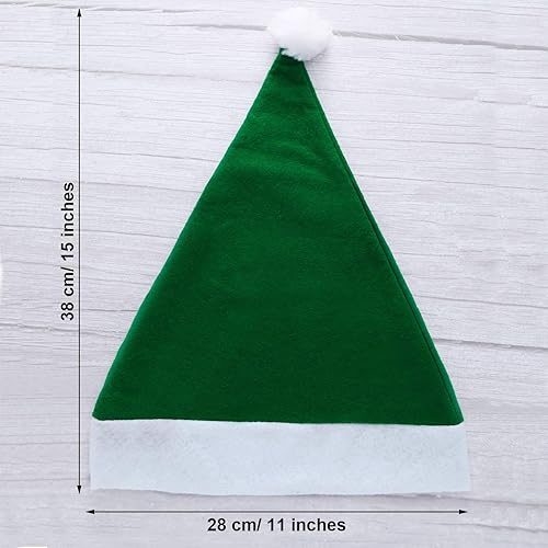 Miniatura 7 de 12 sombreros de Papá Noel, sombrero de tela no tejida para vacaciones, suministros de fiesta de Navidad