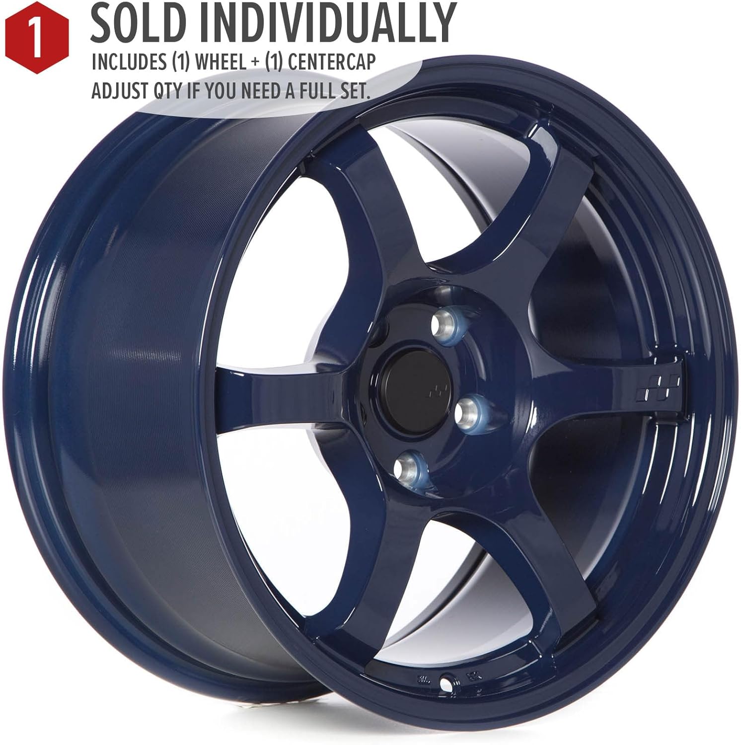 Circuit Performance CSF1 17×9 Gloss Ultra Blue 5×114.3 [+20mm] Spun Forged Wheel Rim 57dr 17 Inch compatible with 240SX 350Z Civic Drift