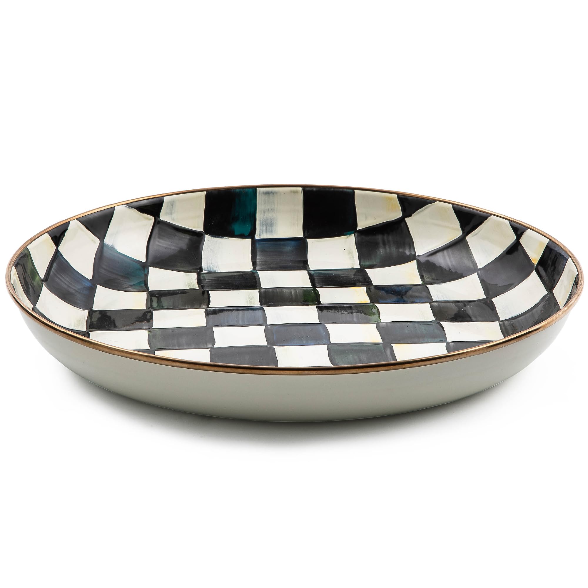 MACKENZIE-CHILDS Enamel Abundant Bowl, Decorative or Serving Bowl