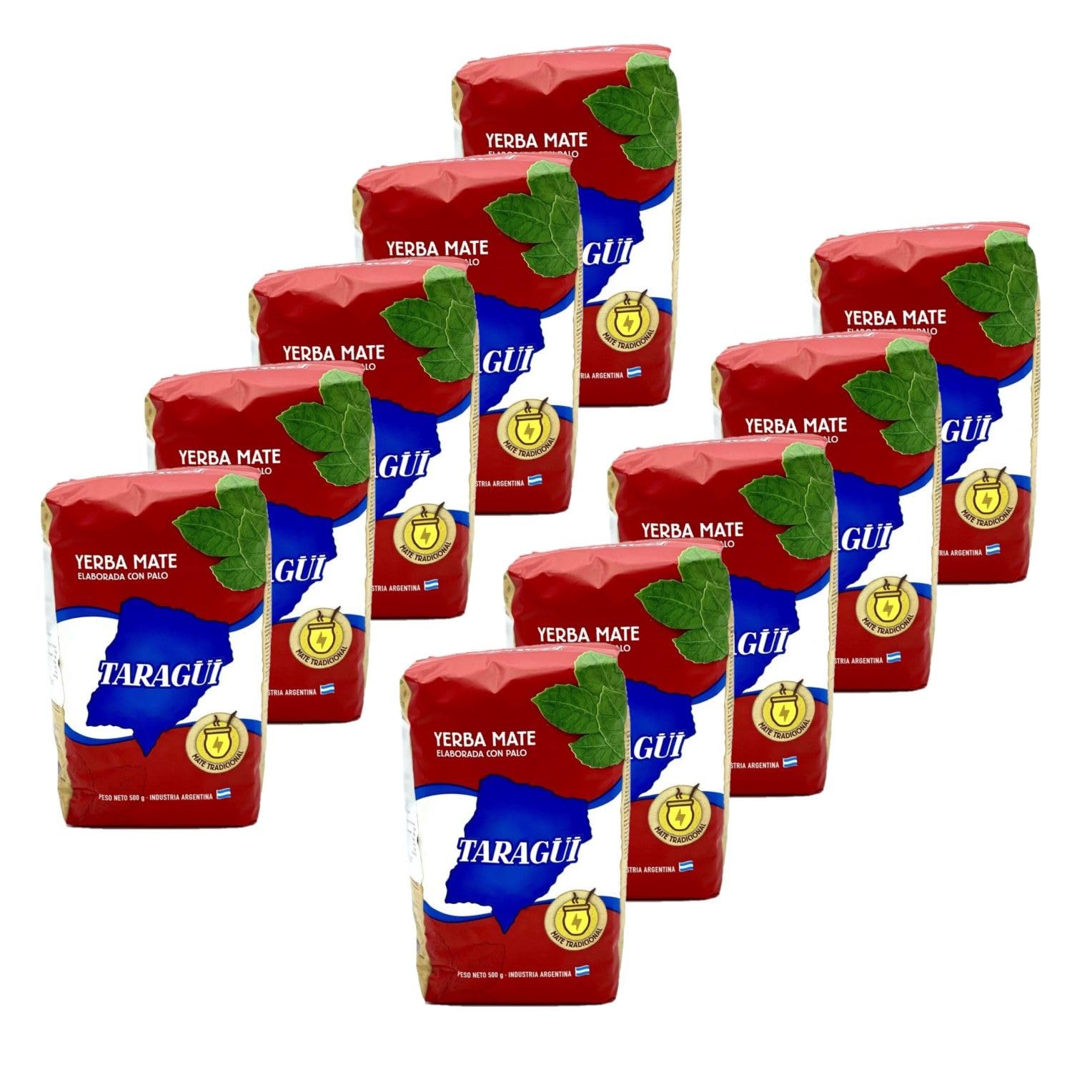 Taragui - Lote de 10 pana mate (500 g)