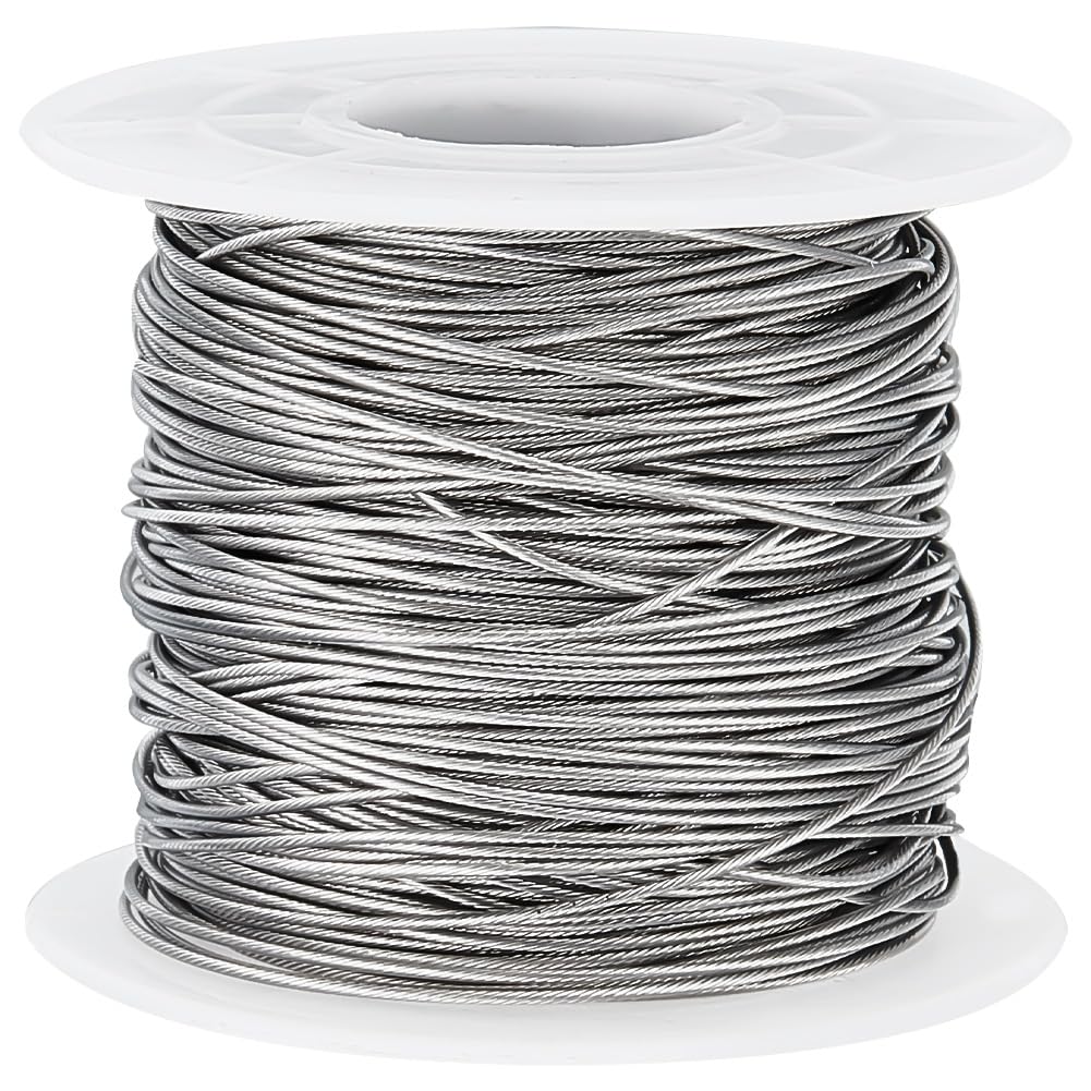 Amazon.com: Beebeecraft 60M Tiger Tail Wire 304 Stainless Steel