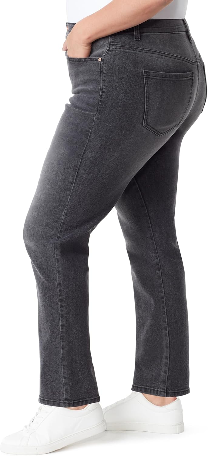 Gloria Vanderbilt Womens Amanda Classic High Rise Tapered Jean Plus - Image 3