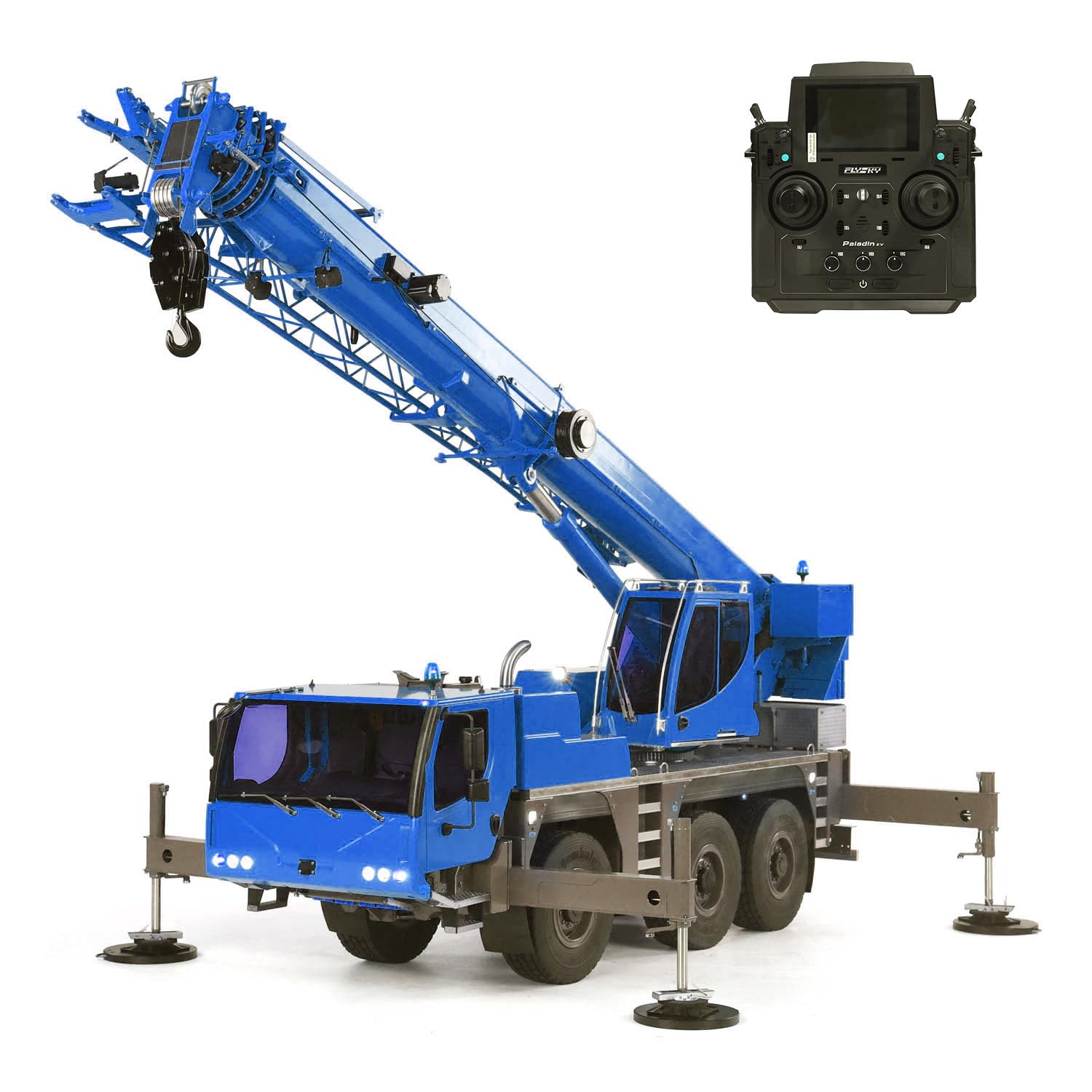 Eyewhale D1050 1/14 RC Hydraulic Crane Truck (Blue)