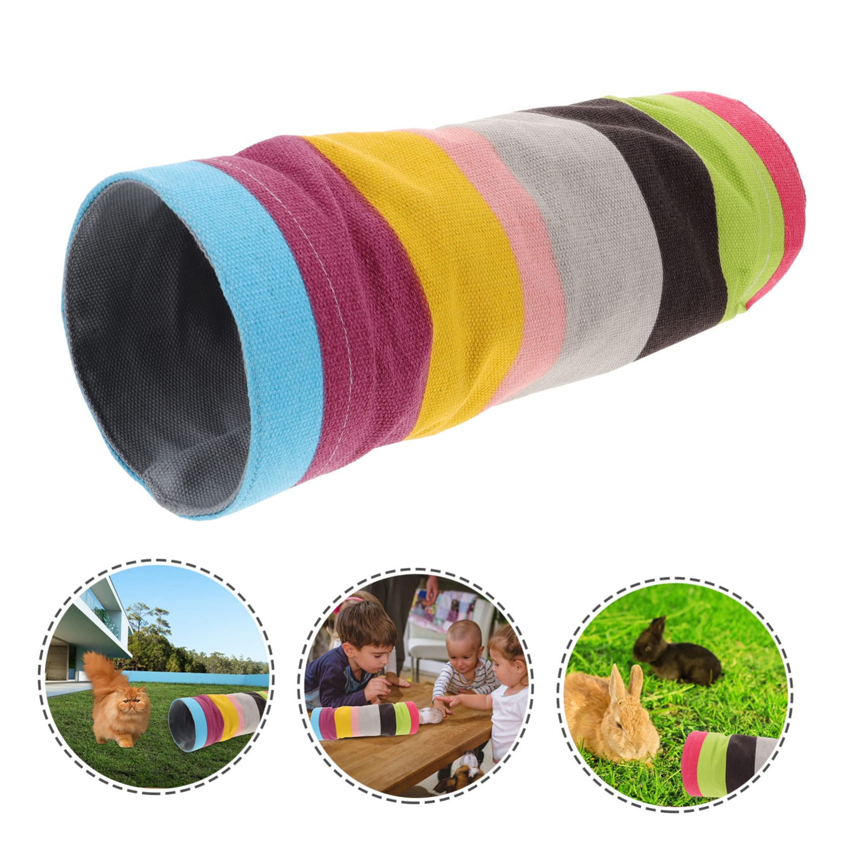 BUGUUYO Small Animal Tunnel Guinea Pig Tunnels Rodent Tube for Guinea Pig Hamster Cage Tubes Plaything Random
