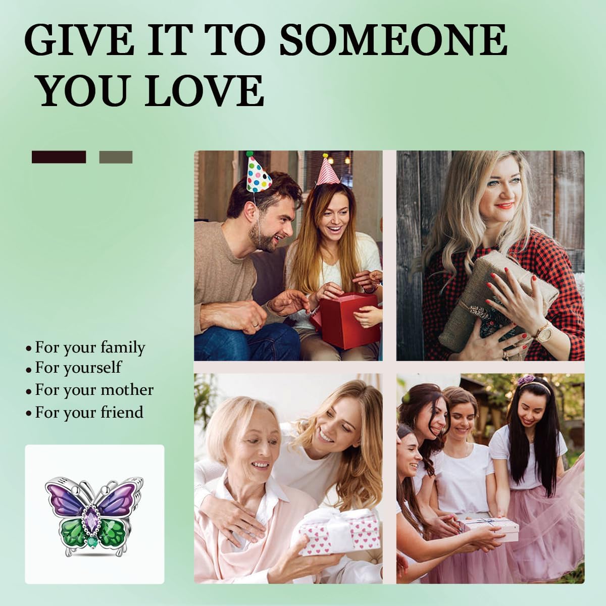 925 Sterling Silver Charms for Bracelets,Dangle Pendants Bead Charms fit Pandora Charms Bracelet and Necklaces for Womens Jewelry Gifts - Image 6