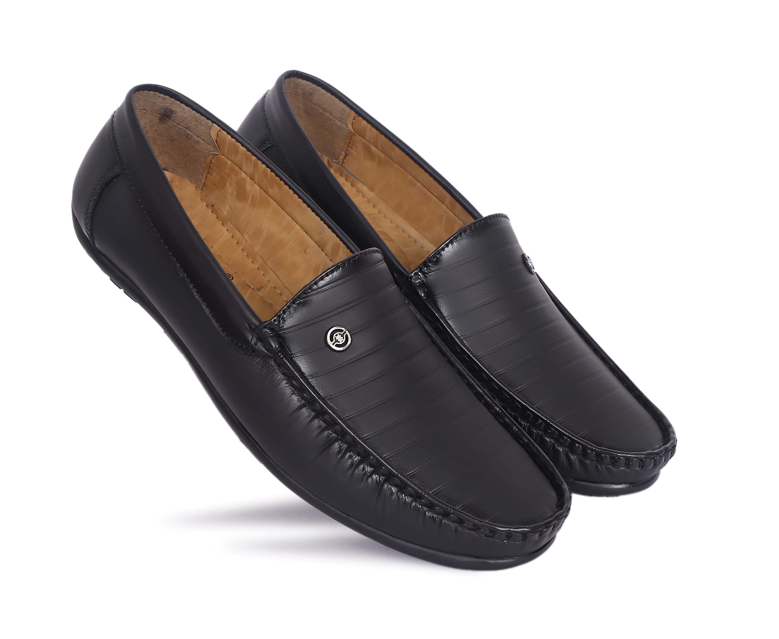 Punch Mens Synthetic Leather Comfortable Driving|Casual Loafer Shoes for Men 033 (Black, Numeric_8) (B0BY4Y2J2T) Amazon Price History, Amazon Price Tracker