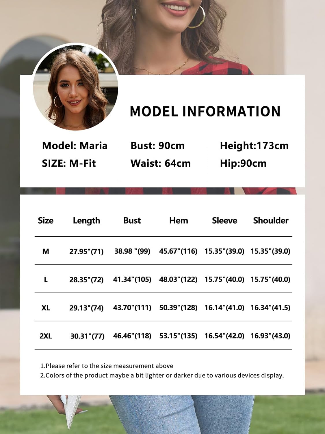 Bulotus 3/4 Length Sleeve Womens Tops Dressy Casual V Neck Blouses Work Casual Shirts Spring Tunics Beach Vacation - Image 7