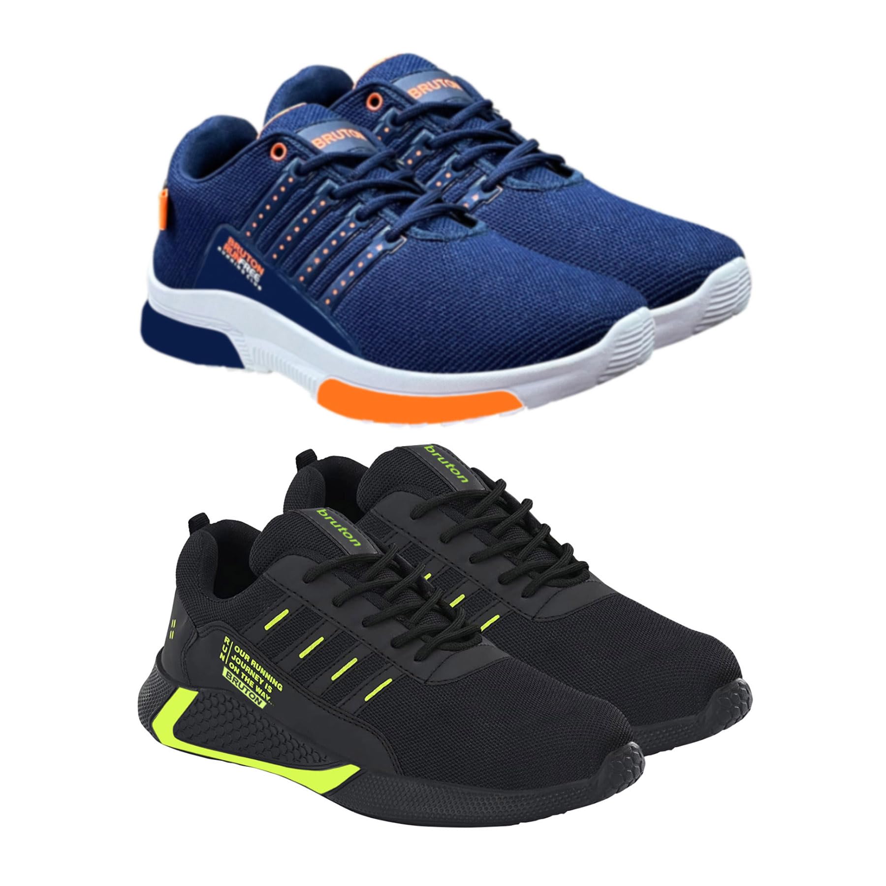 BRUTON Sports Running Shoes Sneakers Casual Shoes for Mens & Boys - Combo Pack of 2, Size : 8 (B0CM164GZP) Amazon Price History, Amazon Price Tracker