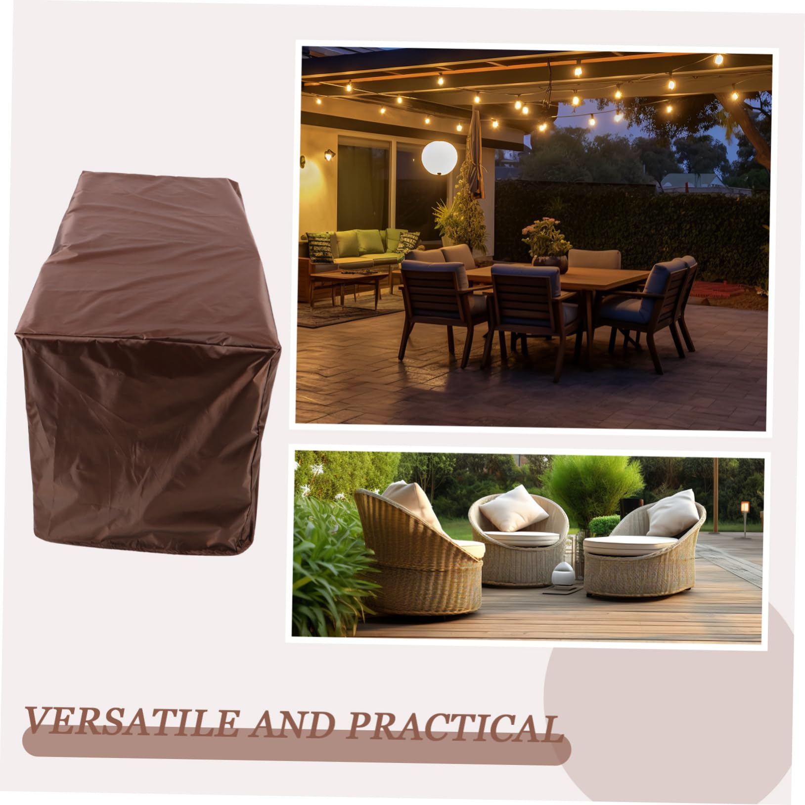 BESPORTBLE Heavy Duty Garden Sofa Cover Outdoor Furniture Protector for Rain Dust Durable User Friendly Design