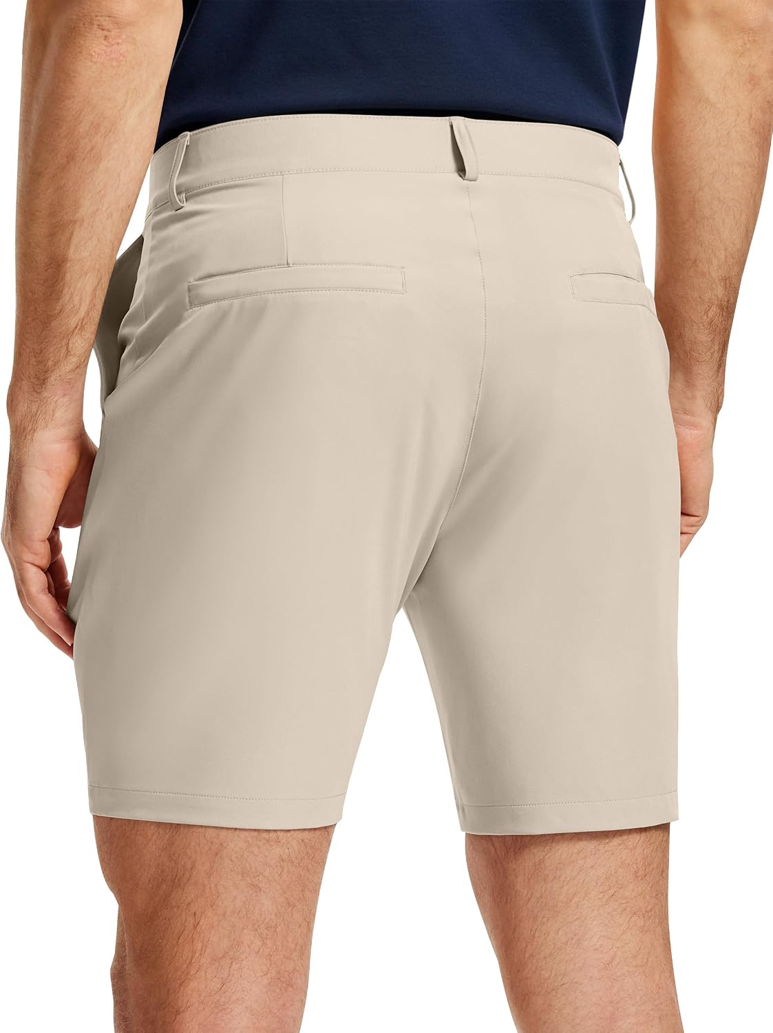 Mens Golf Shorts 7 Inch Tapered Leg Stretch Lightweight Skinny for Dress Casual Business Work