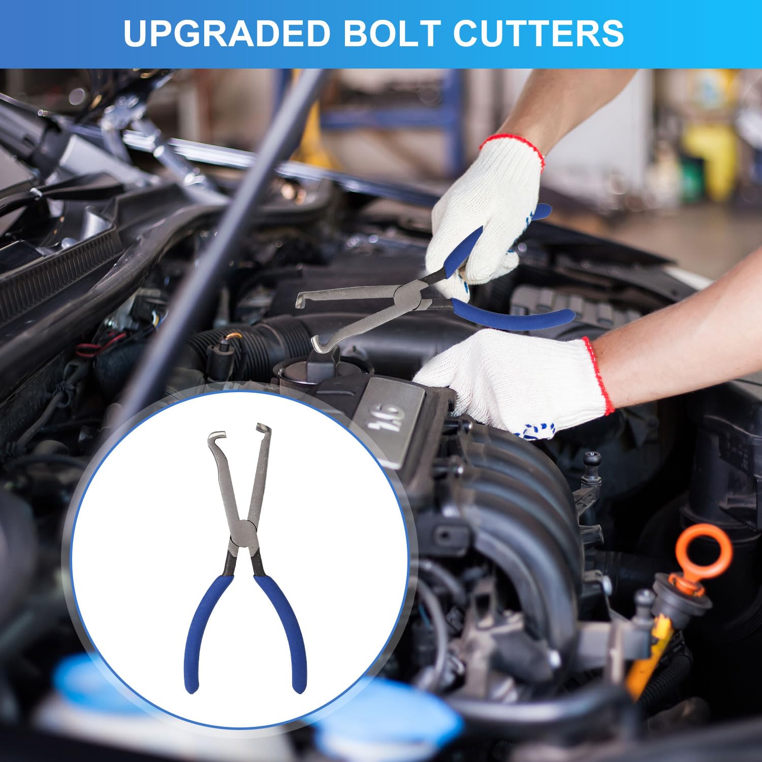 Gosknor 2st Elektrische Trennzange fürs Auto, Electrical Disconnect Pliers Metall Electrical Connector Pliers Kfz-Schlauchtrennwerkzeug für Stecker mit Drucklasche