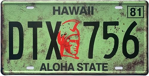 Miniatura 9 de Placa de matrícula de Wyoming de aluminio, placa decorativa de automóvil novedosa, placas de matrícula de 12"x6" para el frente del automóvil, placa