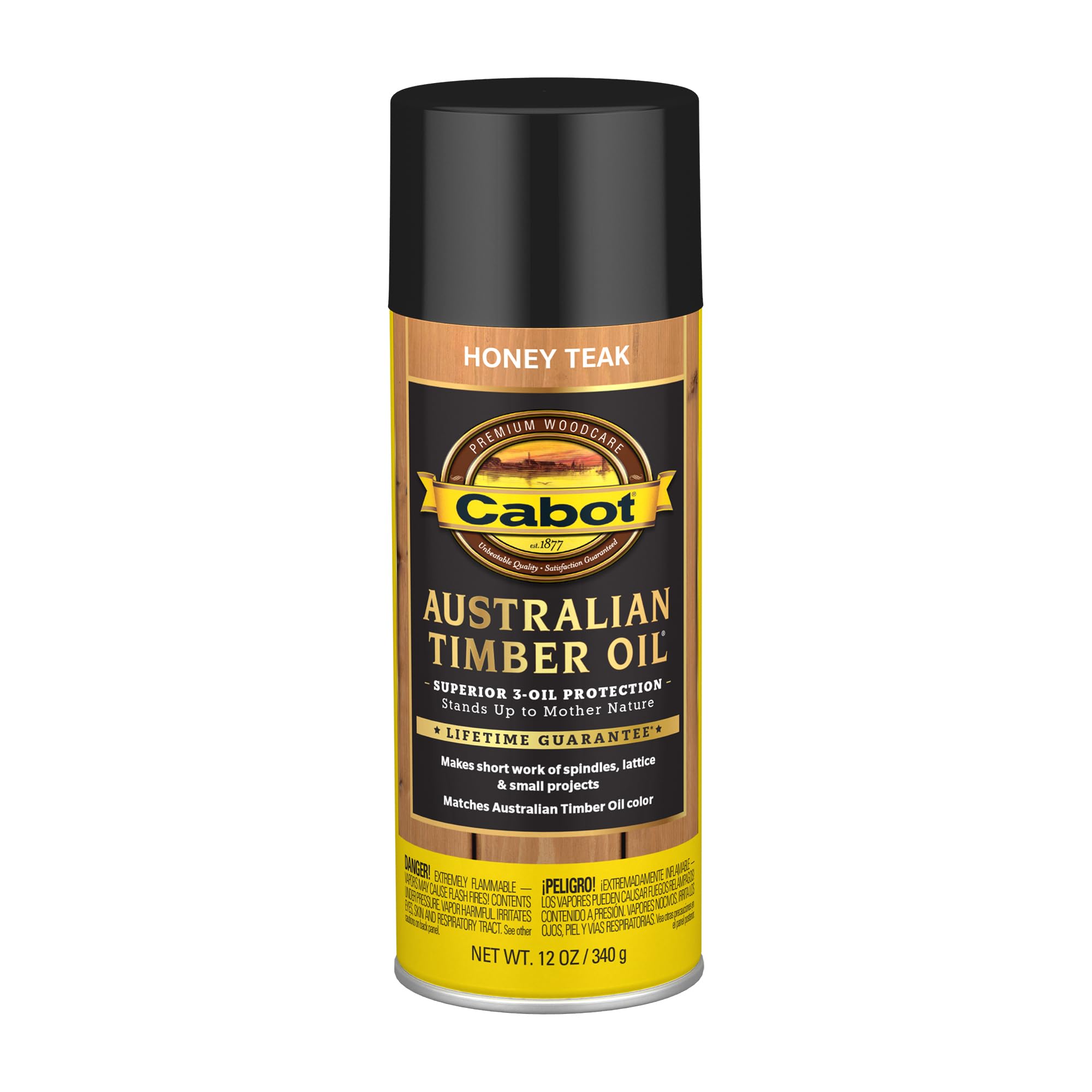 Cabot Australian Timber Oil Wood Stain and Protector, Honey Teak