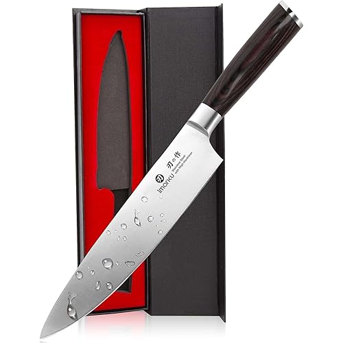 imarku Japanese Chef Knife - Sharp Kitchen Knife 8 Inch Chef's Knives HC Steel Paring Knife, Unique Gifts for Men and Women, Gifts for Mom or Dad, Kitchen Gadgets with Gift Box, Mothers Day Gifts