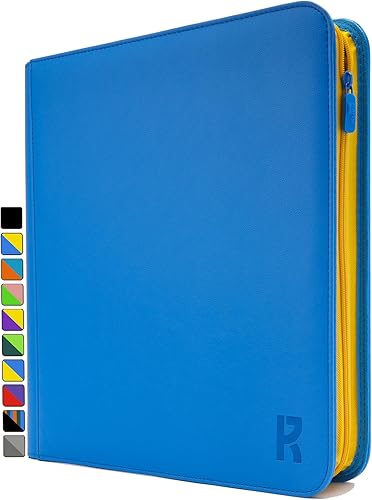 Miniatura 22 de Carpeta de 9 bolsillos con cremallera para tarjetas, 540 tarjetas, material de álbum SV-Tec premium, diseño de etiqueta, 32 páginas sin anillo de