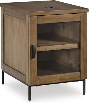 Signature Design by Ashley Chairside End Table with Charging Station