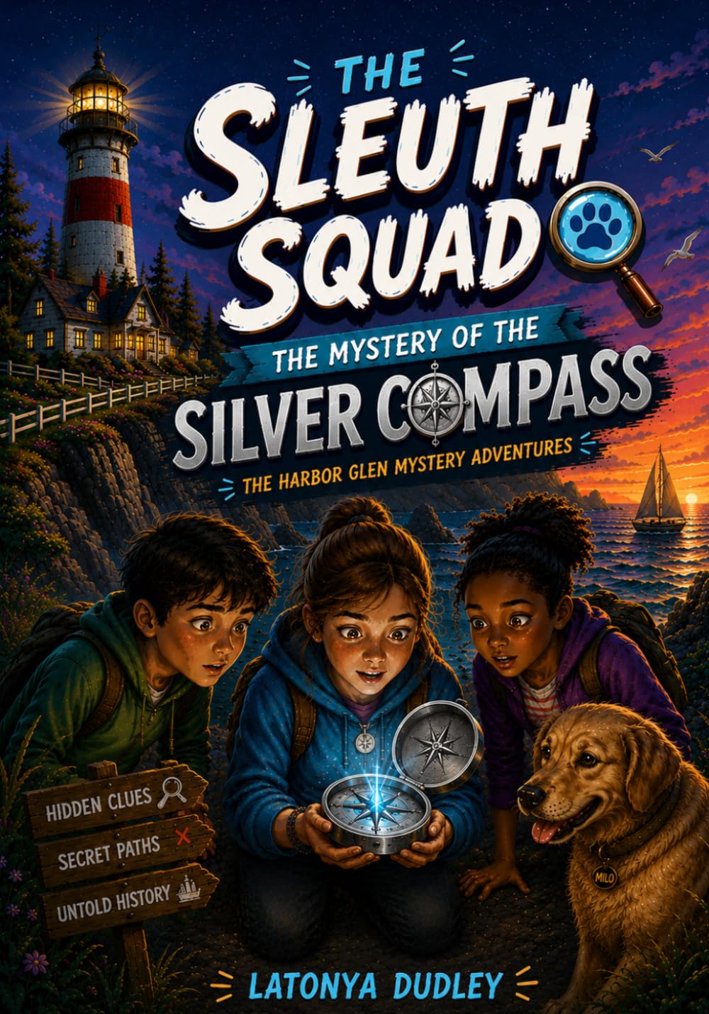 The Sleuth Squad: The Mystery of the Silver Compass (The Harbor Glen Mystery Adventures)