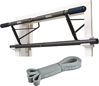 Chin Up Bar Doorway Pull Up Bar Upper Body Heavy Duty Exercise Bar with Resistance Band