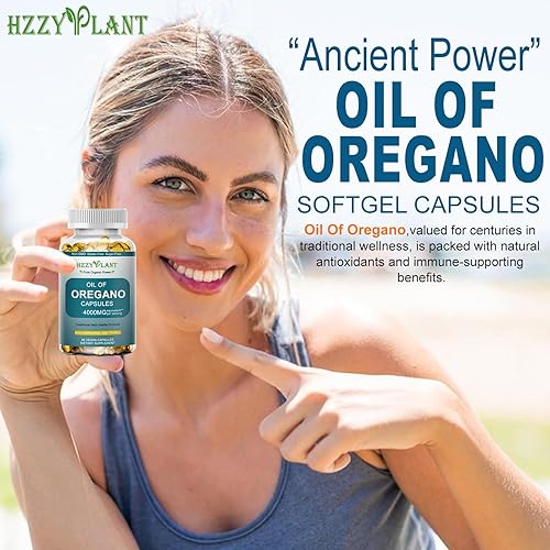 Miniatura 5 de Cápsulas de cápsulas blandas de aceite de orégano, cápsulas blandas rellenas de líquido de aceite de orégano puro, orégano orgánico de alto
