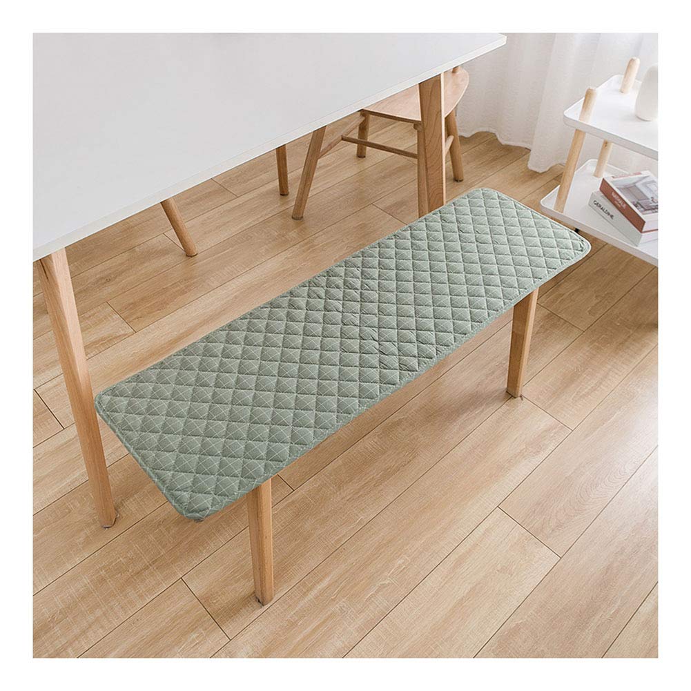 Coussin matelas pour banquette vert de 120x35cm idéal pour banc de jardin